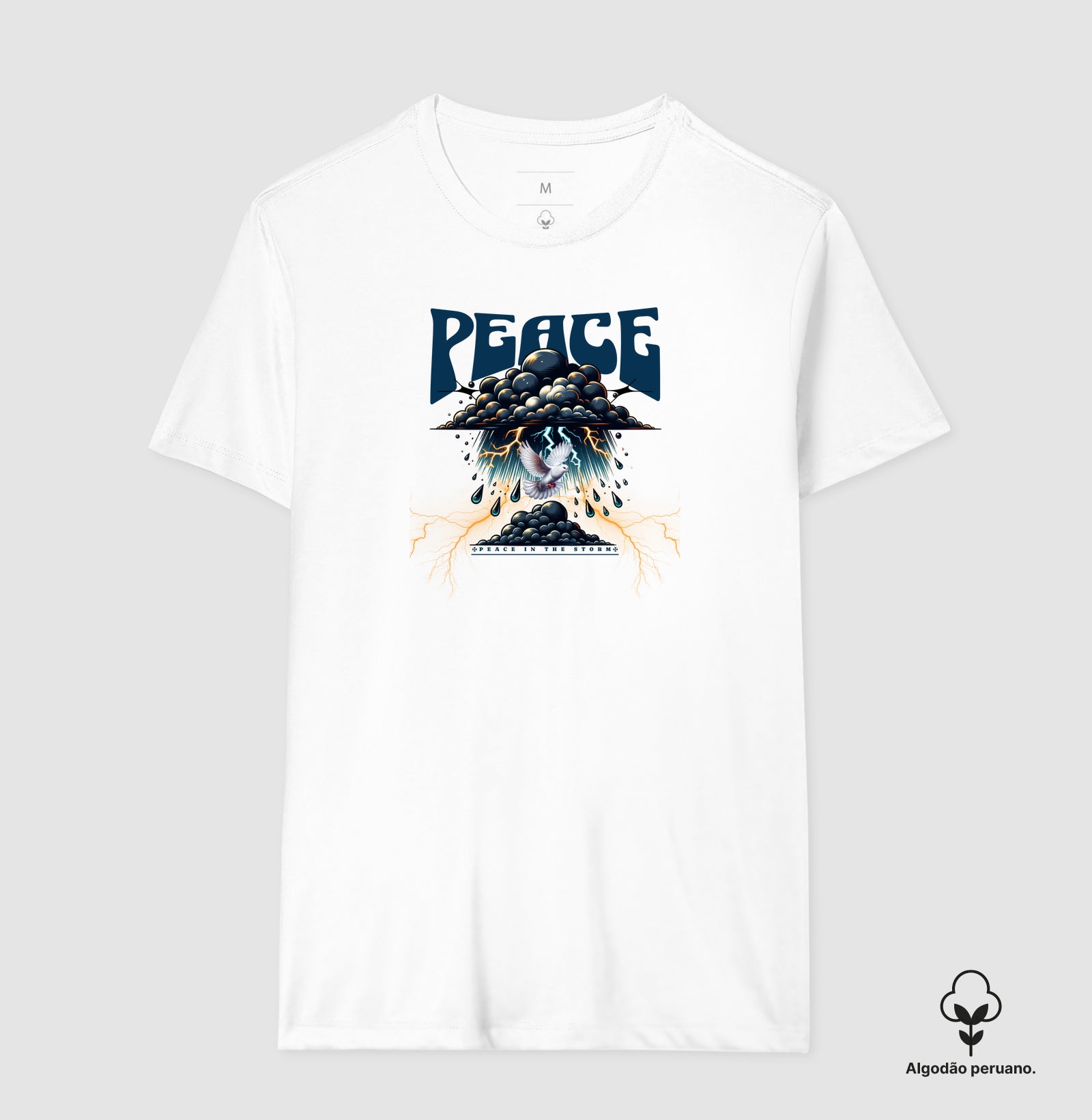 🕊️ Peace in the Storm - Premium - 100% Algodão Peruano