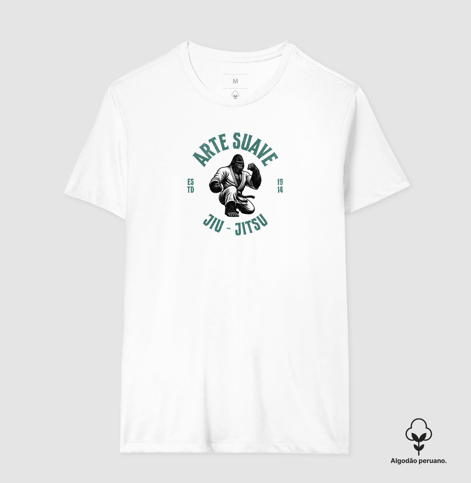 🥋 Jiu Jitsu 1914 - Premium - 100% Algodão Peruano